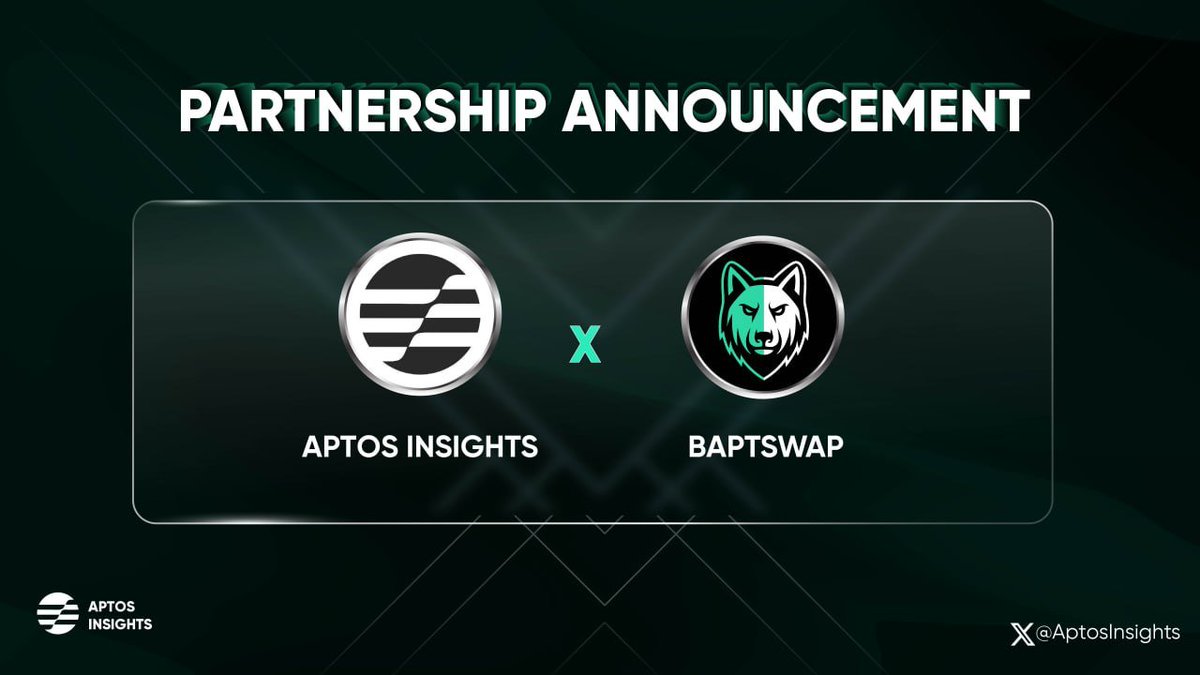 🔥Exciting news! 

⚡️<a href="/AptosInsights/">Aptos Insights 🌐🖤🤍</a> has announced a partnership with @baptswap, the DEX on the Aptos Network, facilitating trustless peer-to-peer crypto trades. 

⚡️Its unique fee-on-transfer support in a MOVE-based blockchain setup makes it stand out.

#APTOS