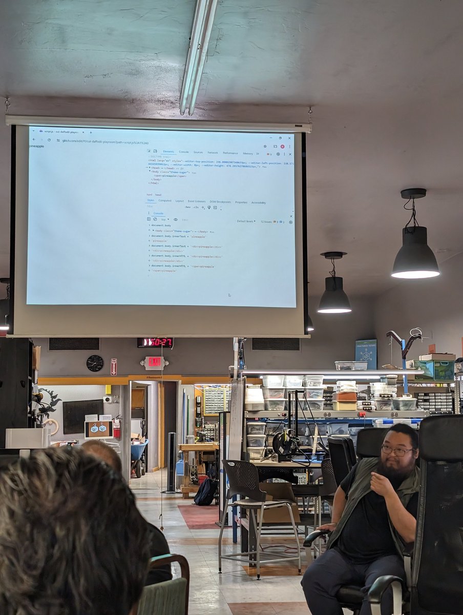 PHX JS meeting and going over fun DOM tricks