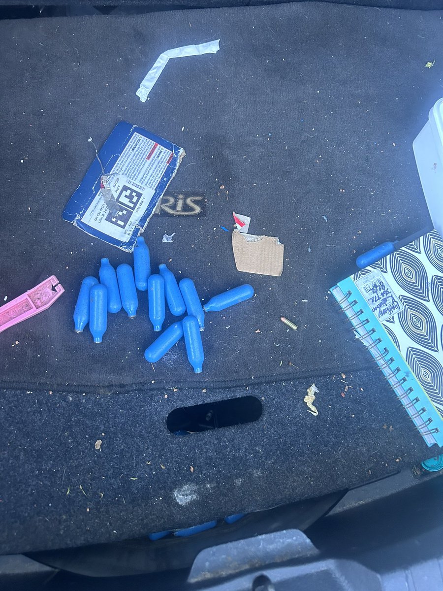 brd1971's tweet photo. @Getaround Car finally returned 4 days late and it is trashed.  Drug use and bullets. Fun https://t.co/C8rUI9EYzX