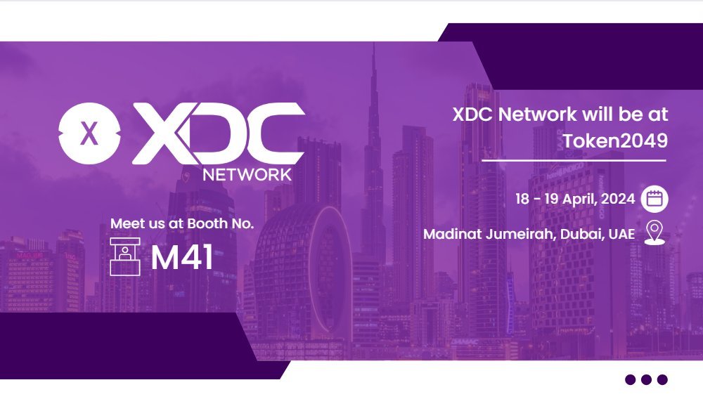 AnilChinchawale's tweet photo. Excited for #Token2049! 🚀 Join us on April 18-19 at Madinat Jumeirah, Dubai, UAE. Don't miss the chance to connect with @XinFin_Official and explore new opportunities in the blockchain space. See you at Booth No. M41! #XDC #XDCEvents #Dubai #XDCDev
🔗 https://t.co/JdIg5PZcgo https://t.co/MJaR2HV1QL
