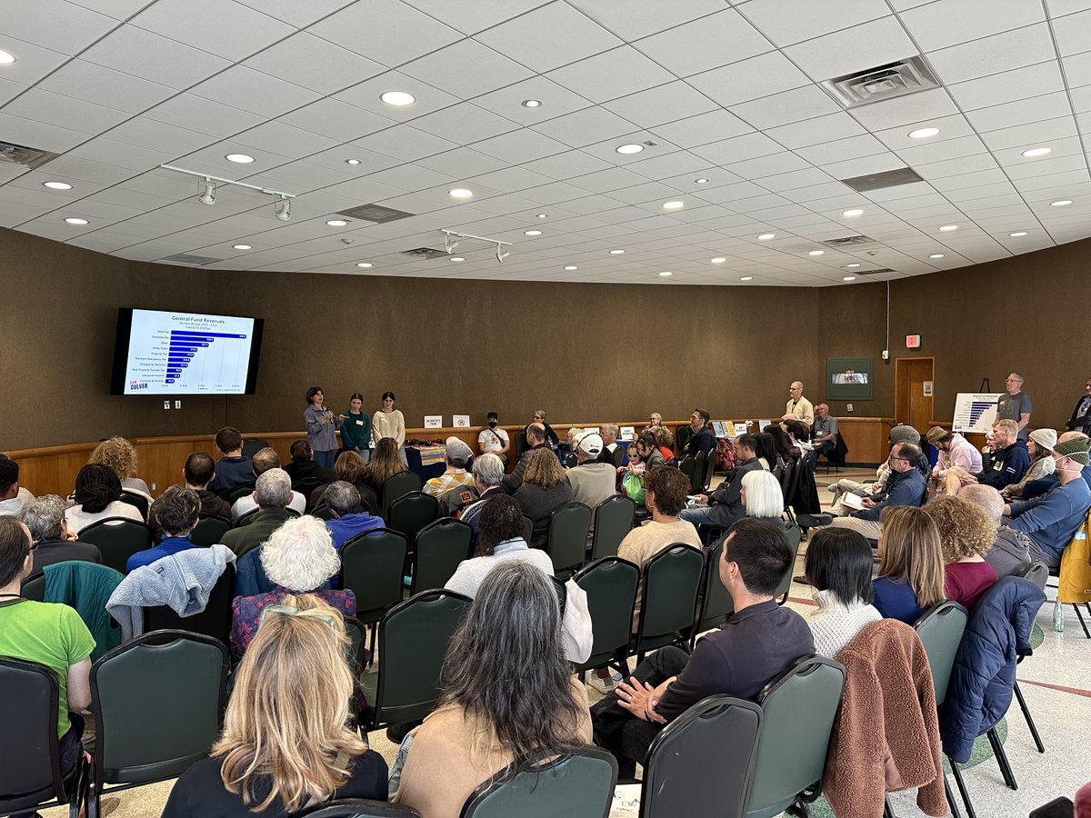 our_culver's tweet photo. Our “Fund This!” Town Hall was a huge success. Close to 100 Culver City neighbors came together to learn how Culver City spends its $175 million General Fund!

We still want to hear from you! Let us know what you’d like to see prioritized in Culver City
https://t.co/r5owCOc6Bo https://t.co/AyCvacnX27