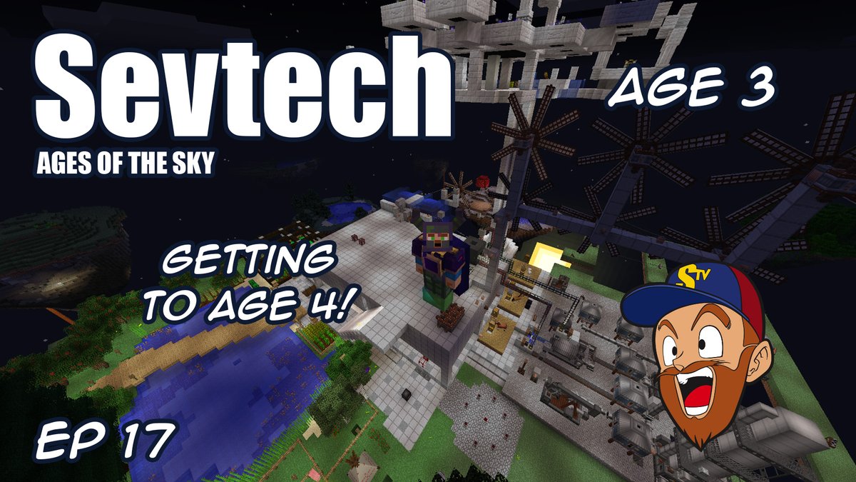 Time for another episode of modded #minecraft Sevtech: Ages of the Sky! In this episode, we should easily get to Age 4! youtube.com/live/CC236FYVm…