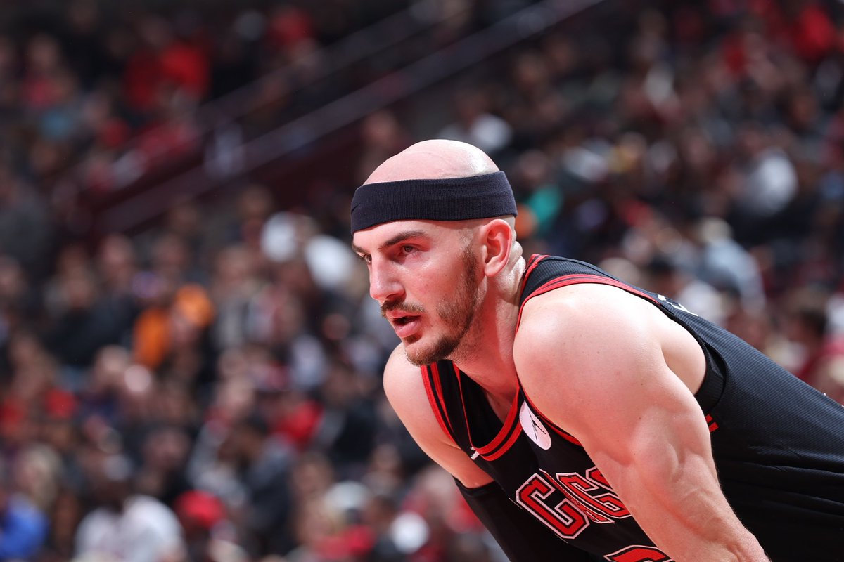 wojespn's tweet photo. Chicago Bulls guard Alex Caruso has a “significant” left ankle sprain and his availability vs. Miami on Friday with the 8th-seed on the line is in doubt, source tells ESPN. Andre Drummond stepped on foot vs. Hawks in Play-In victory tonight. https://t.co/Lo8RMz5Kbh