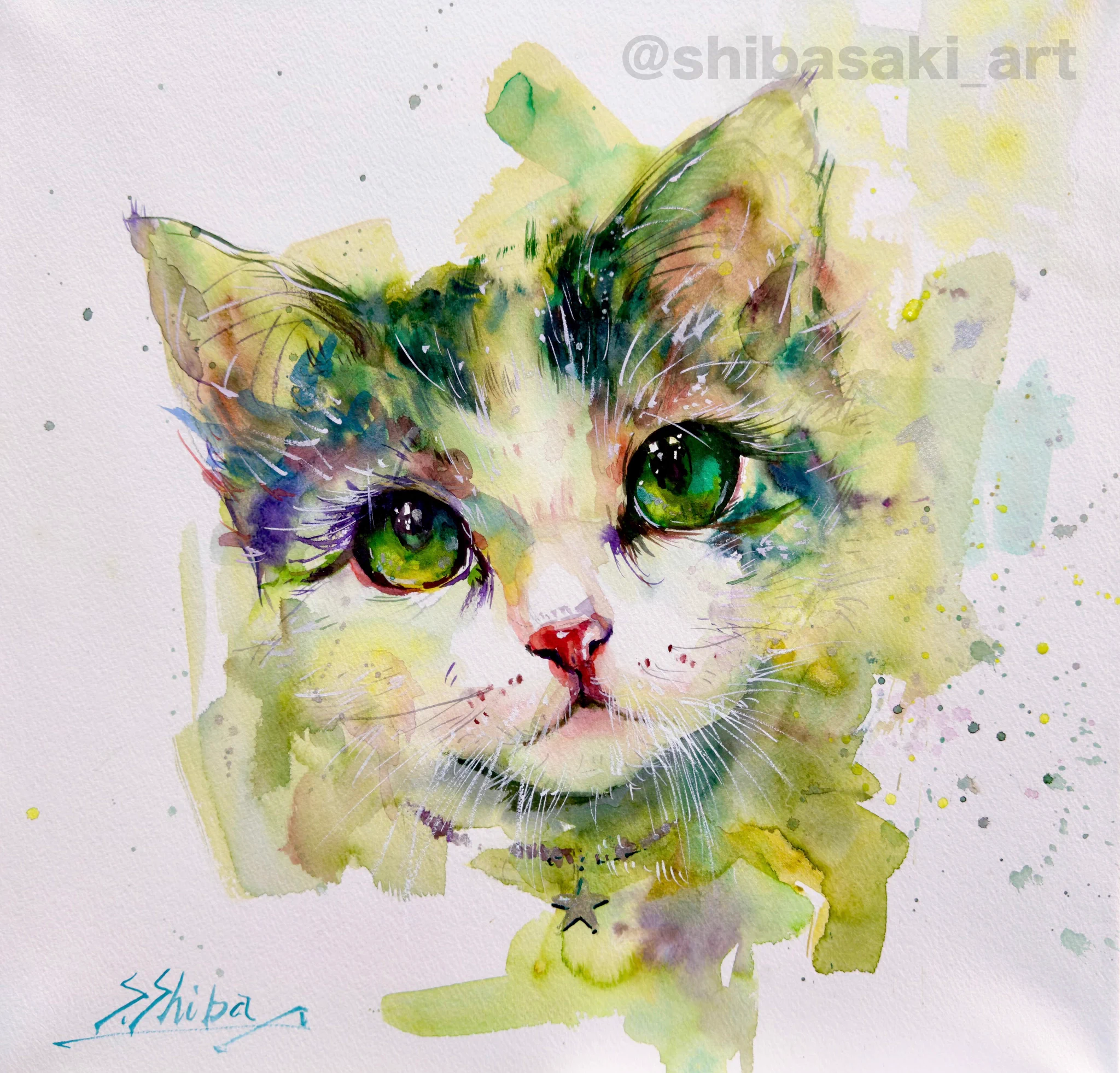 Watercolor by Shibasaki🎨柴崎春通 on X: 
