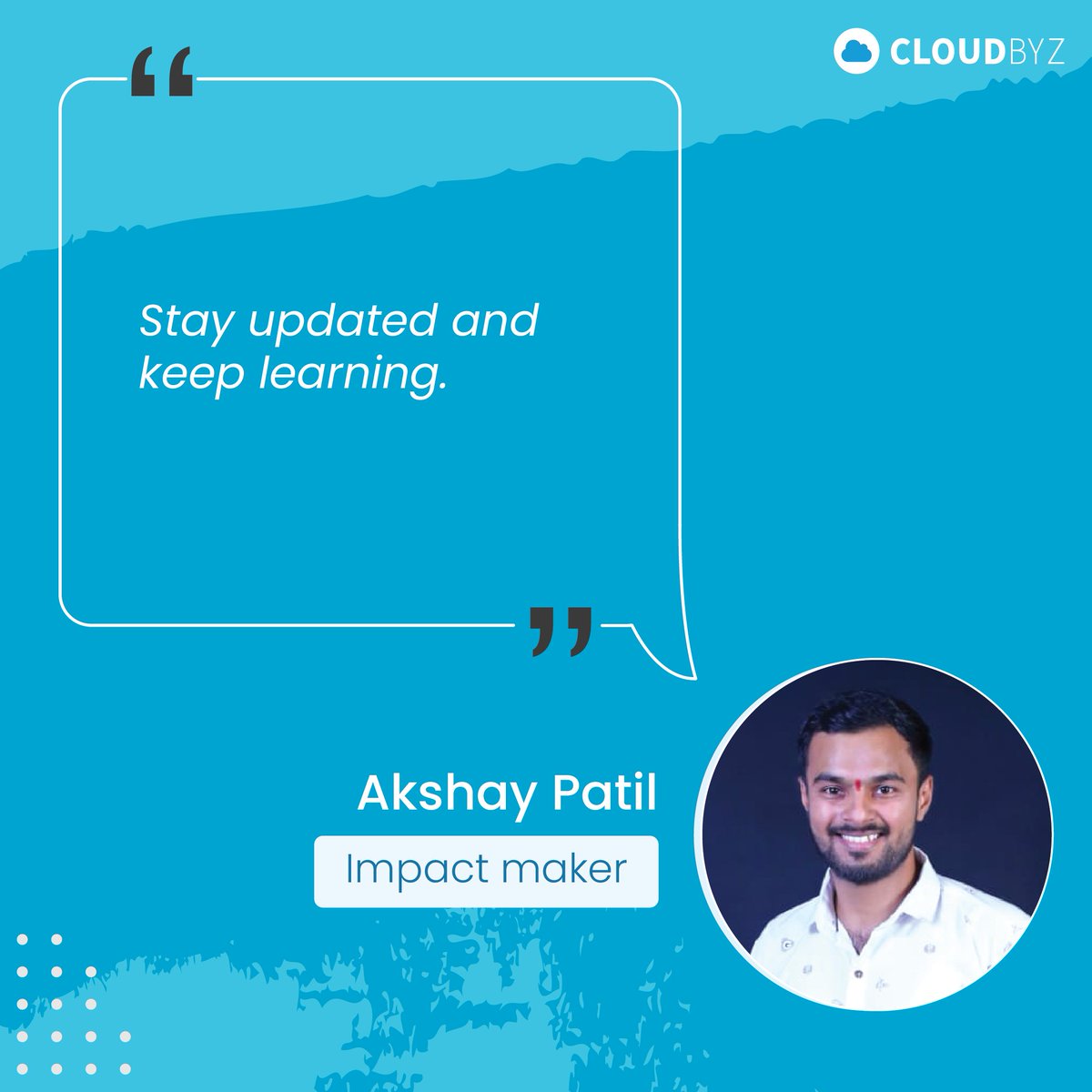cloudbyz's tweet photo. Pleased to introduce our Impact Maker of the month, Akshay Patil !!🎉
Akshay has been instrumental in customer onboarding and enablement of our #eTMF solution, aligning with and significantly contributing to company goals.
#Achiever #Recognition #Exceptional #ImpactMaker https://t.co/uxZWlc1f6Z
