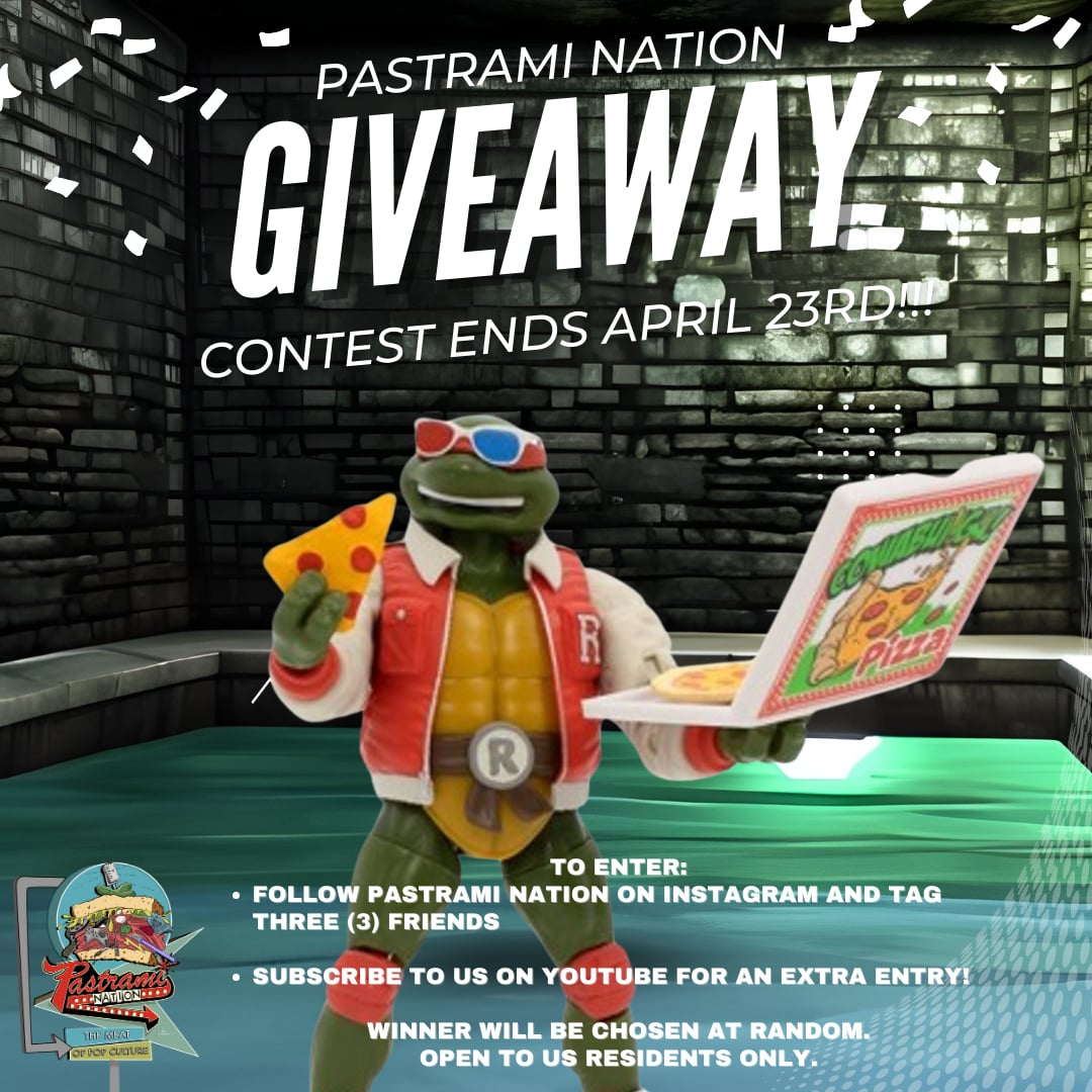 Announced on this week's Pastrami Nation Podcast, get ready for a new Pastrami Nation Giveaway! 

Want to win an amazing Raphael (Letterman Jacket version) from the BST AXN line? Now is your chance! 

Visit Pastrami Nation on Instagram to enter!

Contest ends April 23rd! Open to