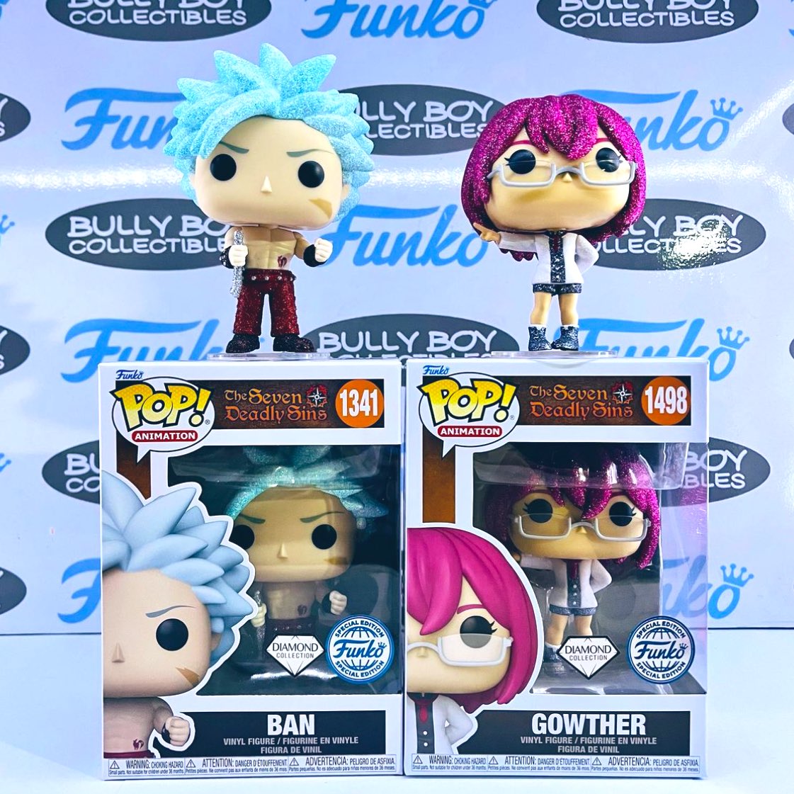 Diamond pals ~ Ban and Gowther Funko POPs! Side by side ~ 
Gowther ~ ee.toys/BZ0W8K
Ban ~ amzn.to/3tWT3b7
#Ad #SevenDeadlySins #FPN #FunkoPOPNews #Funko #POP #POPVinyl #FunkoPOP #FunkoSoda