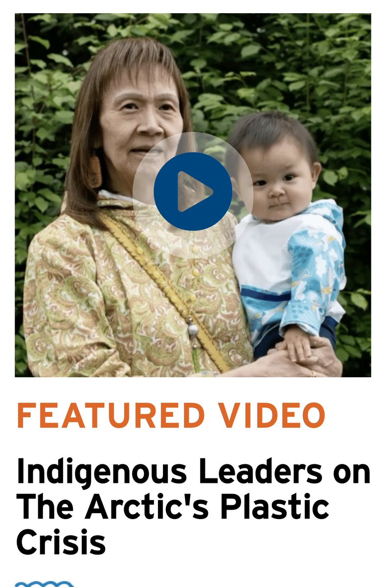 Hear from some of the Indigenous Peoples leaders featured in “The Arctic’s Plastic Crisis” describing the changes they see as a result of plastic pollution and climate change. Watch the video and listen to the podcast stoppoisonplastic.org/plastics-treat… #plasticstreaty