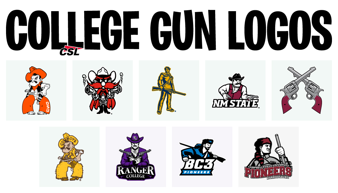 College logos with Guns.