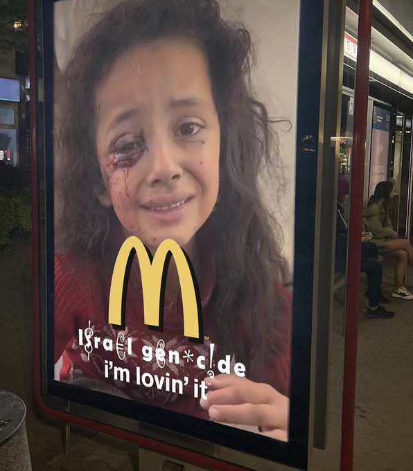 Keep BOYCOTTING child killers like McDonalds