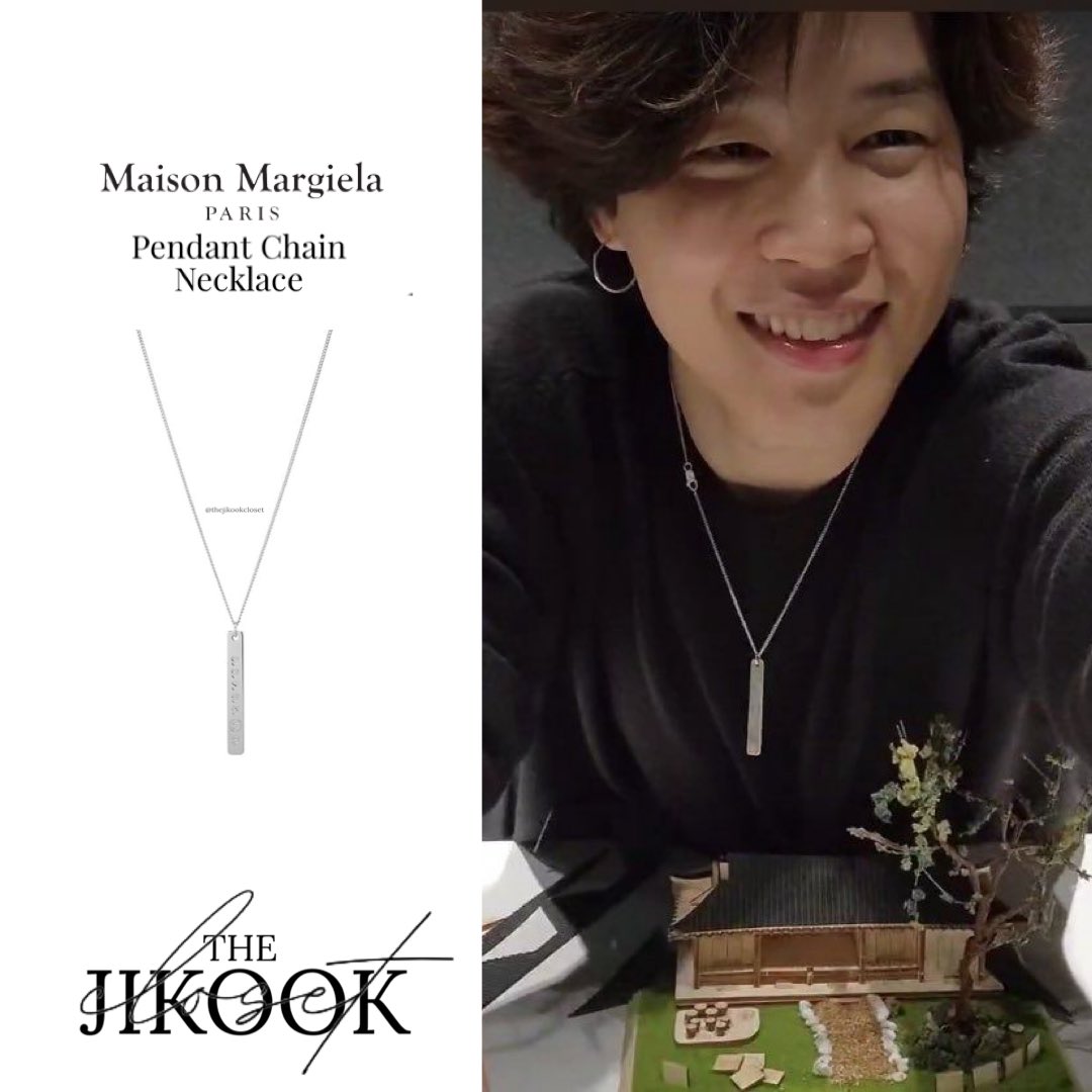 BTSジミン着用 Maison Margiela マルジェラ ネックレス 新品】マルジェラ リングネックレス ジミン ジョングク着用 BTS