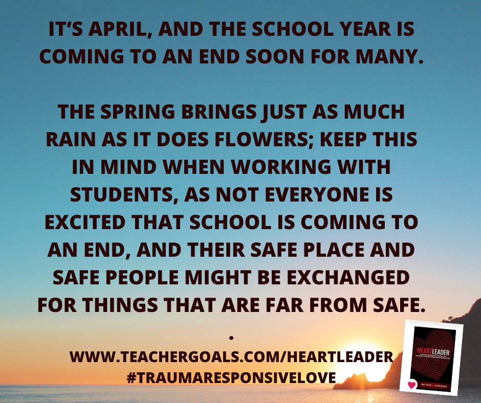 April showers bring.... @AlainaClarkWein @WeinsteinEdu @teachergoals #Heartleader #traumaresponsivelove Embrace the Heartleader in you: teachergoals.com/heartleader Learn more: teachergoals.com/pd/trauma-resp…