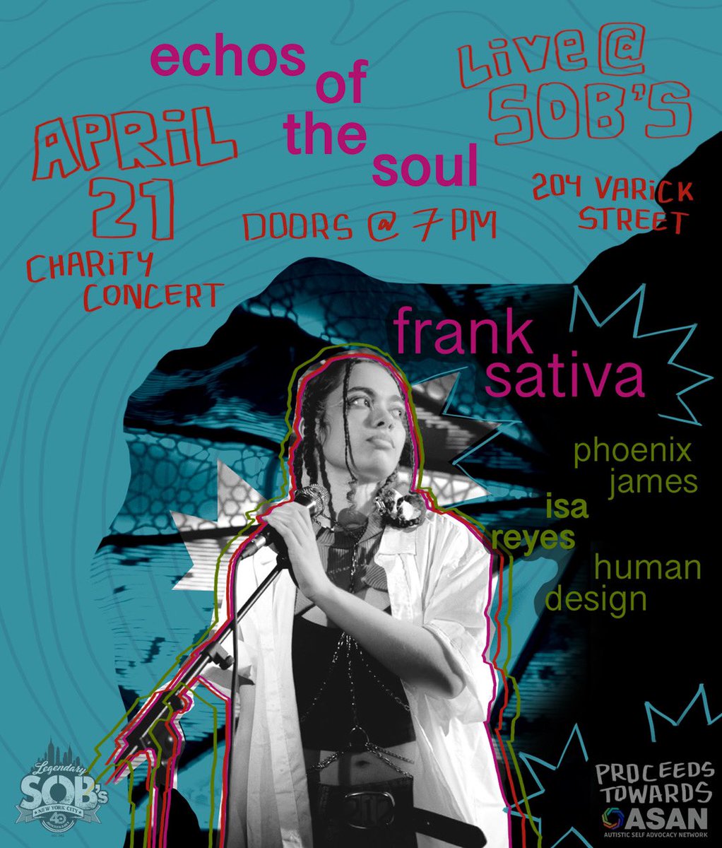 it often still doesn’t entirely register w me that I am a musican. That word feels big n daunting sometimes. Maybe it’ll feel more real when I don’t have to work a day job. 
ANYWAYS SHOW THIS SUNDAY 
sobs.com/events/echoes-…