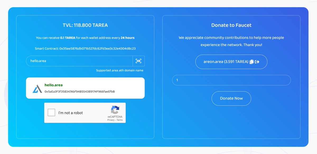 areadomains's tweet photo. 🌐 Exciting news! #AreonDomains are now seamlessly integrated into the @chains_tools ecosystem!

👋 Say goodbye to lengthy wallet addresses and hello to effortless use with .area names 👉 https://t.co/N4lLO2H1YC

💎 Try the testnet https://t.co/GCTGA27FaC @AreonNetwork #Areon https://t.co/1dDx7P0fba