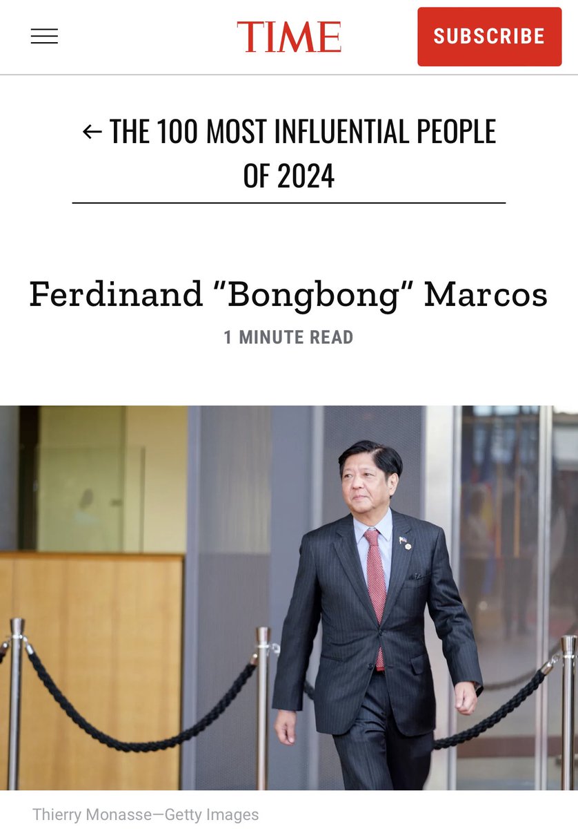 It feels like a déjà vu. The year is 2024 but the vibes is very Cold War. The West is celebrating leaders in the South with questionable liberal democratic credentials because of geopolitical convenience. Here we see the unrepentant Bongbong on #TIME100, poster boy of the…