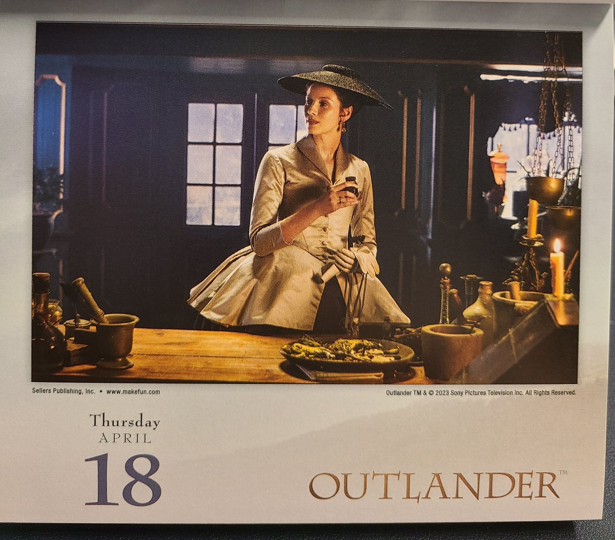 #dailycalendar April 18th 2024 #2024OutlanderCalendar #Outlander #ClaireFraser #CaitrionaBalfe instagram.com/p/C545PvqMQhS/…