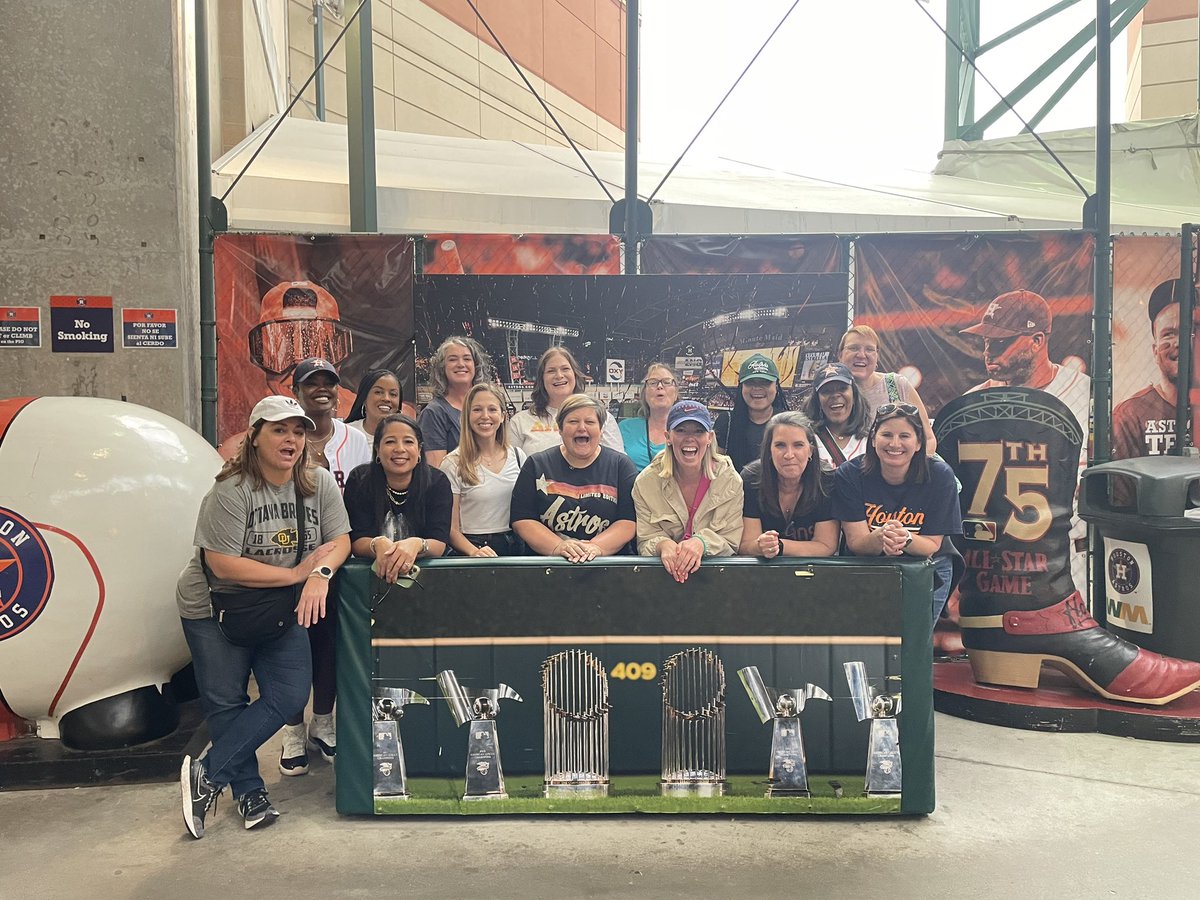 Such a blast at the @astros game with some of the @GreatMindsEd @eureka_math team that supports @AldineISD & @SpringISD! This is an incredible group of educators who pour their all into coaching their campuses every day! So proud to lead this group! #KnowledgeBuilding