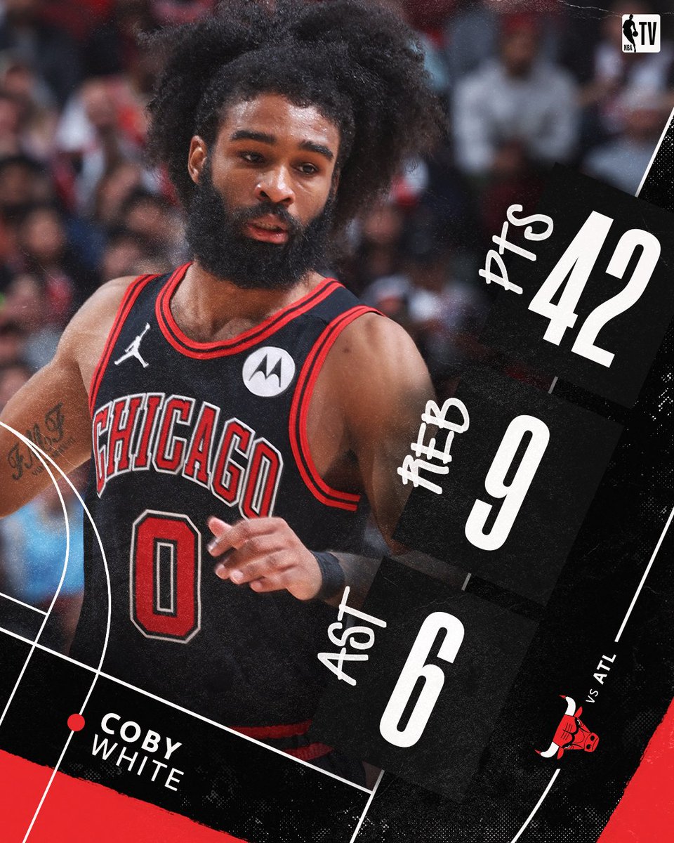 .@CobyWhite showed up when the @chicagobulls needed him the most! 🙌