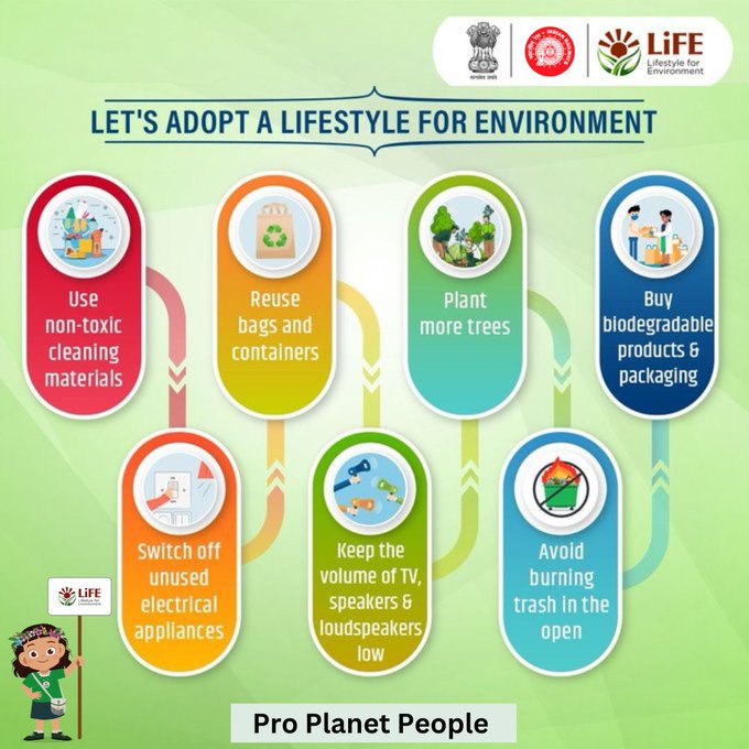 #ChooseLiFE #MissionLiFE
Embrace a Sustainable Lifestyle for Our Planet. 

@RailMinIndia
@moefcc
@gmblw