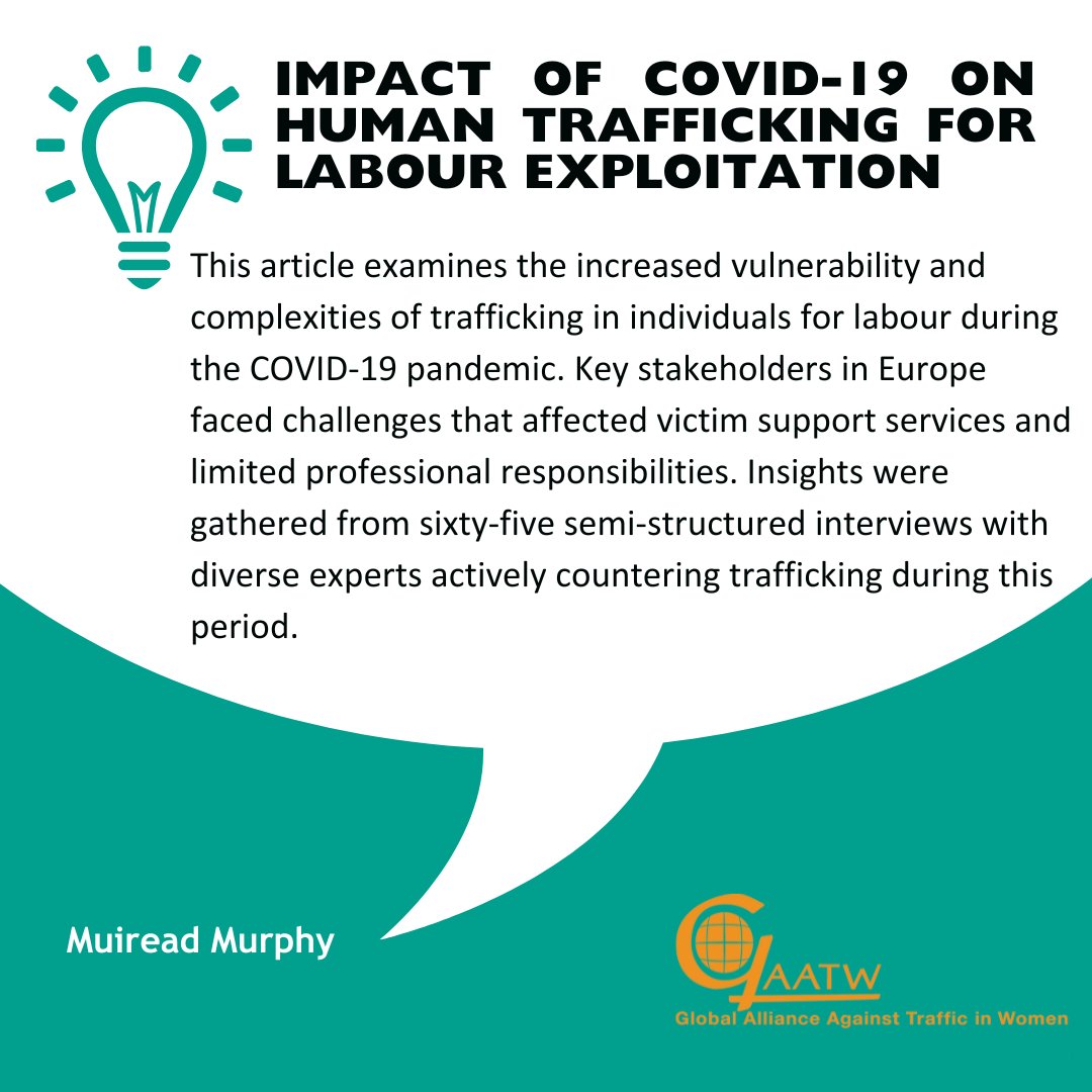 Explore how #COVID19 reshaped #HumanTrafficking for labour exploitation in our latest Anti-Trafficking Review. Discover challenges & insights from 65 interviews with key European stakeholders. #LaborExploitation bit.ly/3xGSoMo