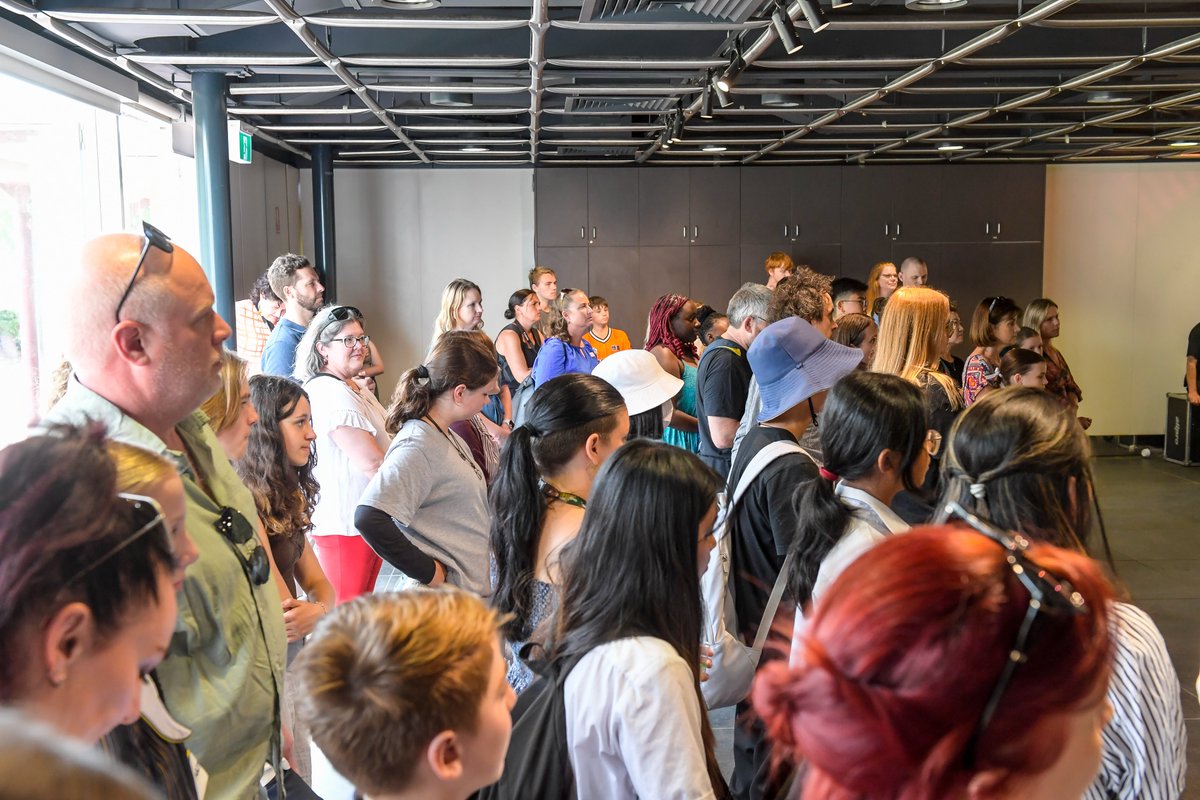 Create4Adelaide's tweet image. Over 7000 amazing people came to see the #Create4Adelaide exhibition in person during the 2024 @adelaidefest.

Did you get to see it? What’s a piece that resonated with you?  

📸 C4A Exhibition Launch, by Roy VanDerVegt