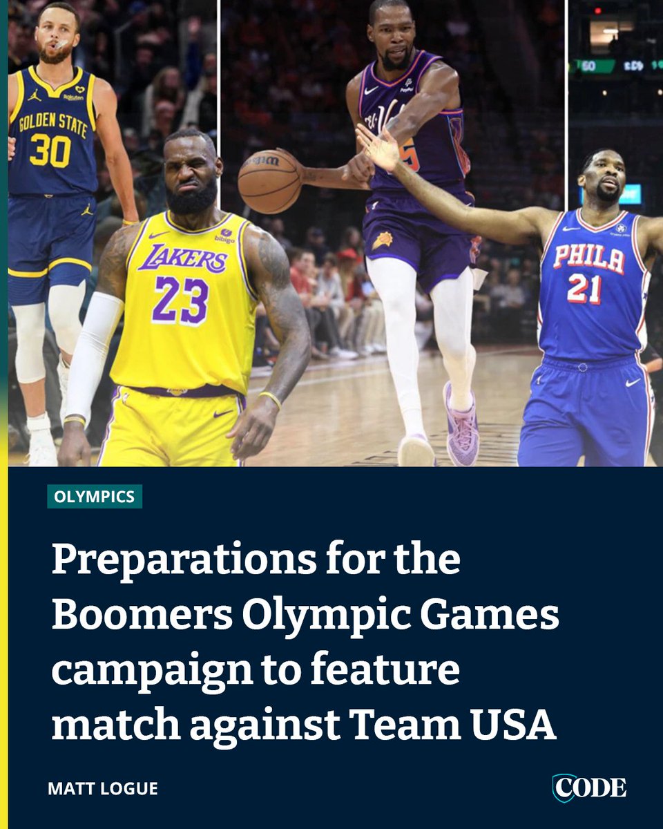 The USA #Paris2024 Olympic squad is stacked full of talent and the #Boomers are set to face them before the campaign for another medal begins. DETAILS ➡️ bit.ly/3JgFLdA #AustraliaBasketball