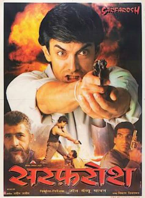 Problem is that Aamir Khan and Naseruddin Shah will never dare to make a movie like Sarfarosh again. Showed Pakistan's Backstabbing Tactics, was extremely good at handling nuanced issues like Muhajirs, finally a Delhi Centric movie when most were about Mumbai. The personal