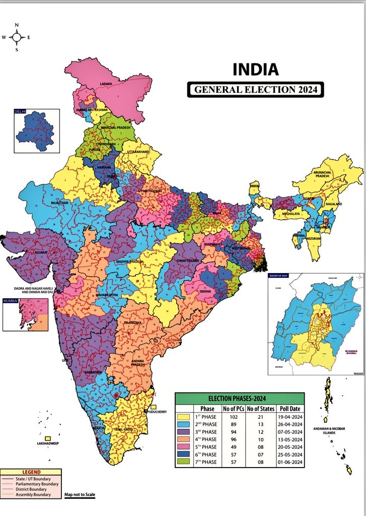 A bit off topic post today, but an important one at that! The first phase of voting for the Lok Sabha elections 2024 begins tomorrow. Infra News India (INI) urges each and every citizen of this country to go out and vote. Remember, your one vote can make a difference!