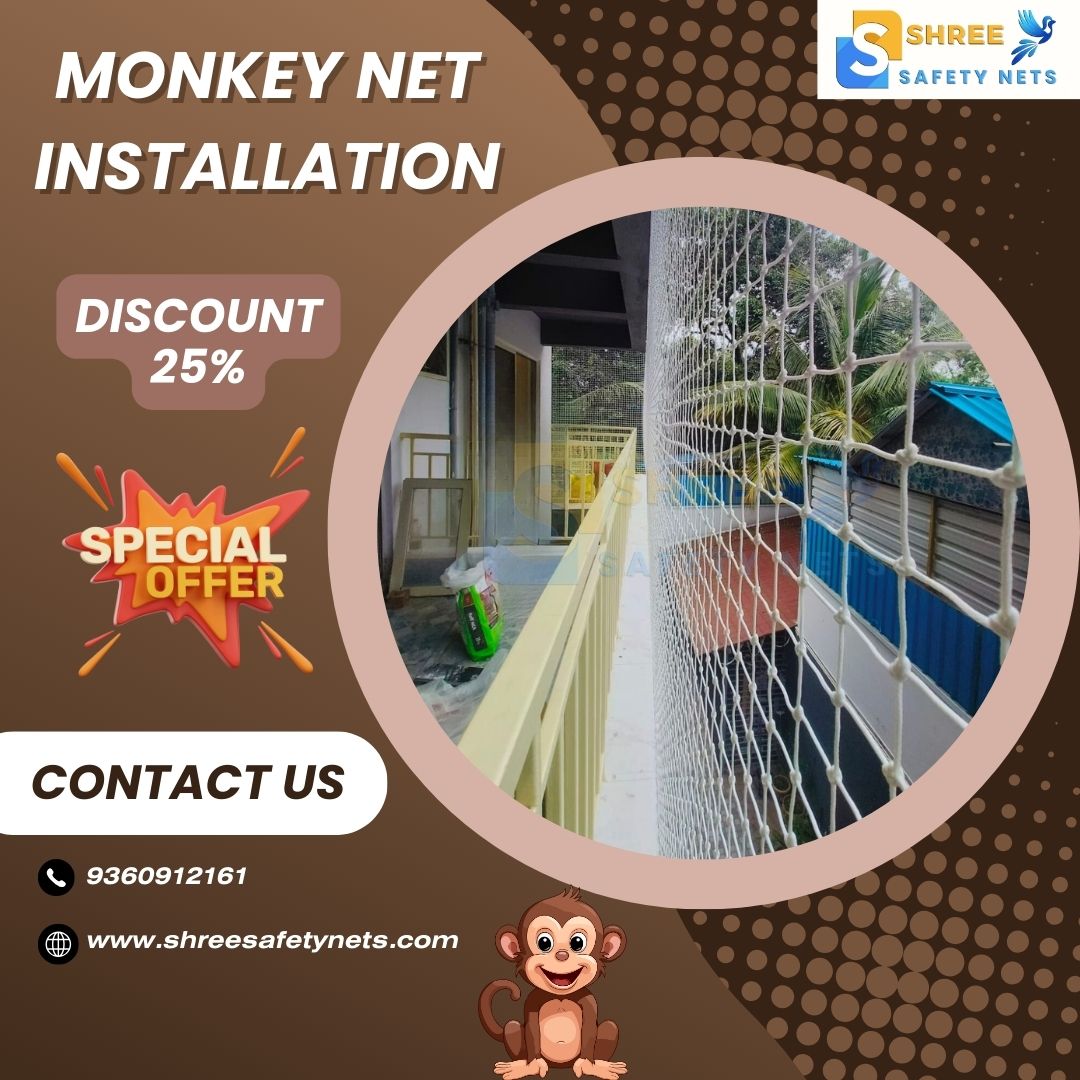 Keep monkeys at bay with Shree Safety Nets in Chennai. Our durable nets provide reliable protection for your property. Contact us at 9360912161 for inquiries. #MonkeyPreventionNets #ShreeSafetyNets #ChennaiSafety
shreesafetynets.com/monkey-safety-…