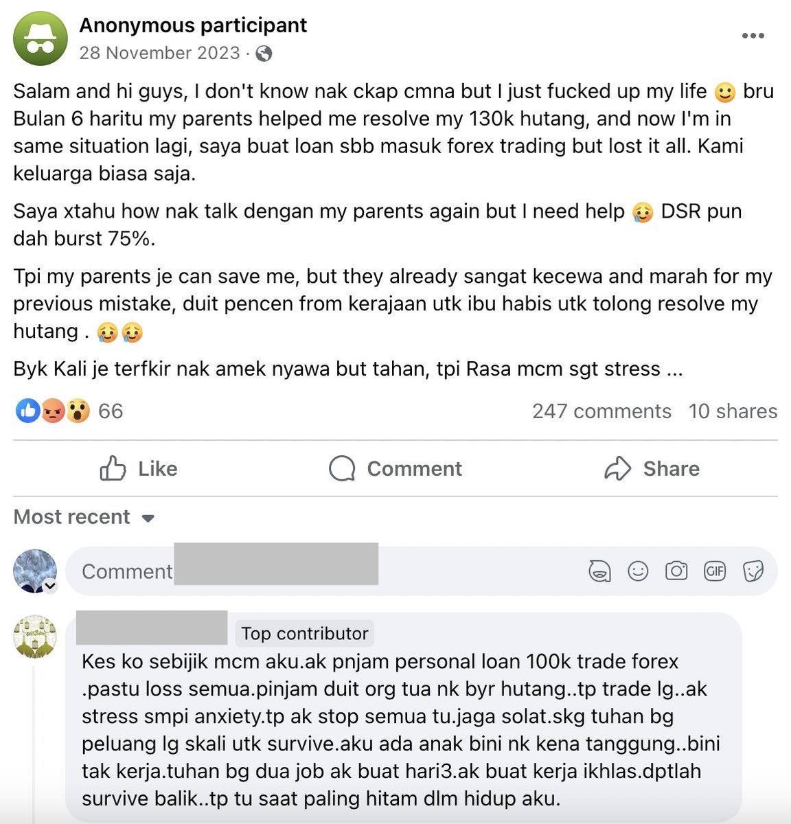 Ini kerja gila, dah settle 130k debt. Dia bantai buat PL baru guna utk trading pula. Please guy, trading ni bukan jalan shortcut jadi kaya, tp jalan shortcut jadi miskin sebenarnya. Korg akan invest untuk rugi dulu sebelum untung, high commitment dan perlu 💯% fokus.