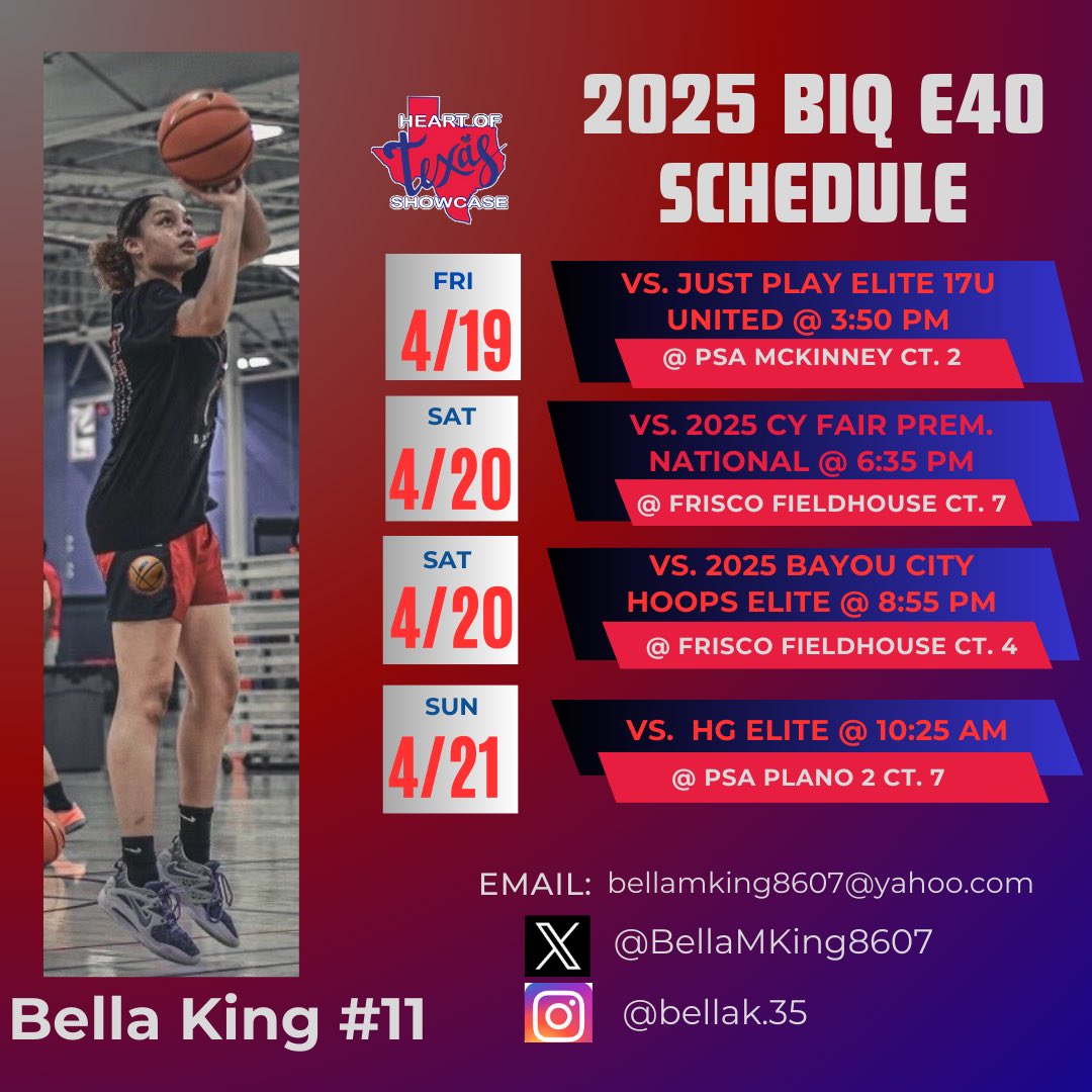 🏀Come check us out at The Heart of Texas Showcase🏀 @BIQEliteBball @PBRhoops