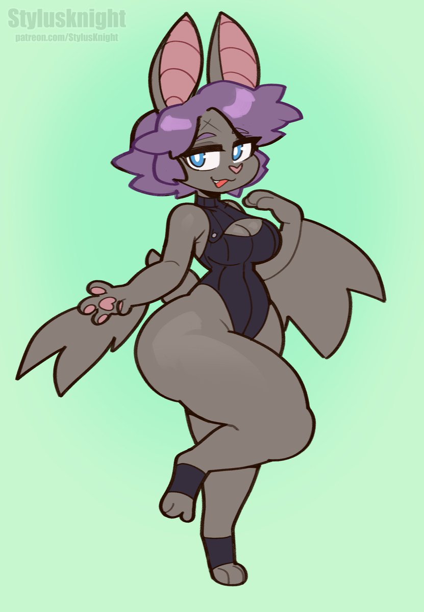 DraggysDen's tweet photo. For bat appreciation day, you can appreciate my batty monster researcher, Vivian! 

🎨 @/StylusKnight, me x2, @/poogylocalypse https://t.co/P0nLT1vzON