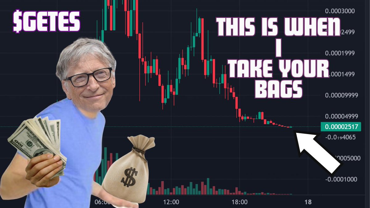 itsSol_Goodman's tweet photo. MISS OUT ON $MOOSK OR $BUFIT? 

THE TICKER IS $GETES. Bullish community took over this coin!

💰Easy #1000xGem from here!💰

❗️CA:
8MvLGVDB5AY58cpw4U7gJB4HGz6Ti6q81XxBbKmJr8Zg

X: @bellgetes_cto

#BELLGETES is going to start printing lots of dollar bills soon! 🚀🚀🚀 https://t.co/HAqMD9XTLS
