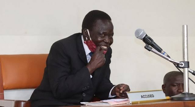 Former Lord’s Resistance Army (LRA) commander Thomas Kwoyelo has downplayed rape allegations against him during his unsworn testimony before the International Crimes Division of the High Court sitting at Gulu High Court Circuit. #RUKIGAFMUpdates