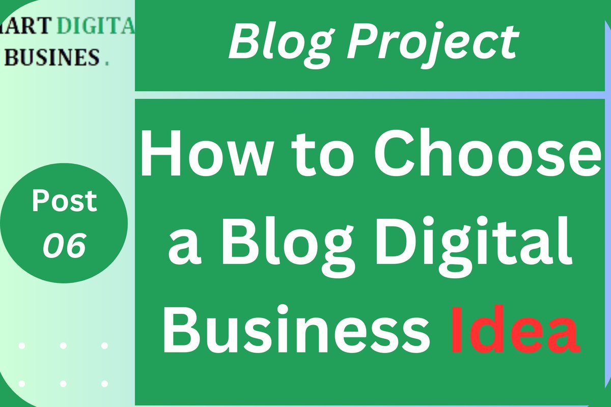 SBusiness48's tweet image. 8 Best Ideas to Start a Blog Digital Business in 2024
#Blogs     #business                #blogbusiness

1. Gardening
Board Games
How to be a YouTuber
Indoor Plant
How to be an Extrovert

smartdigitalbusines.com/how-to-choose-…