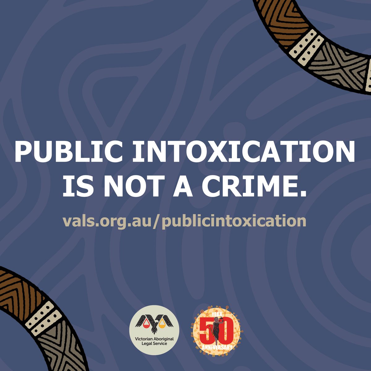Learn about the recent changes to public intoxication laws at vals.org.au/public-intoxic…