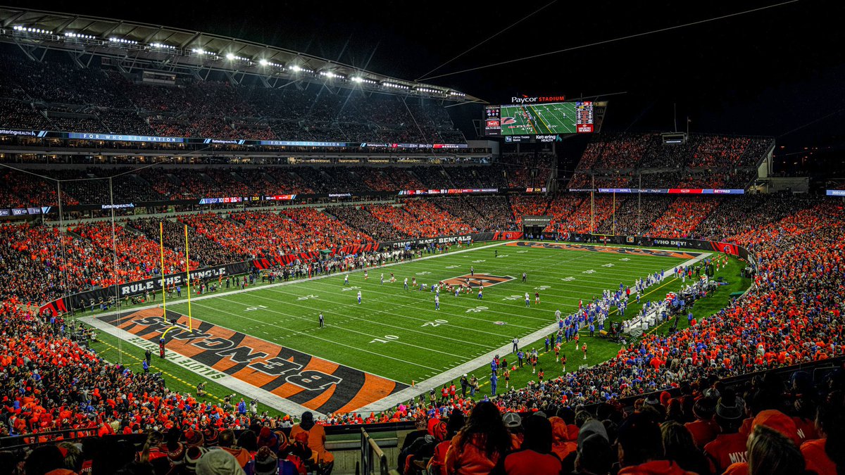 I just want to remind everyone that the Bengals have the best fans ever