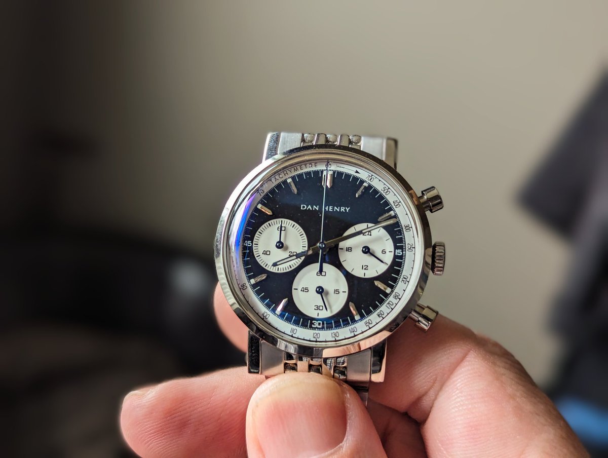 time_norman's tweet photo. I recently traded this watch to a viewer!

#killingtimewithnorman
#danhenry #chronograph #watchtrades #classywatches

#watches #wristwatch #wristwatches #watchesofinsta #watchfam #youtube #wristporn #watchbox https://t.co/2Re5cGl12j