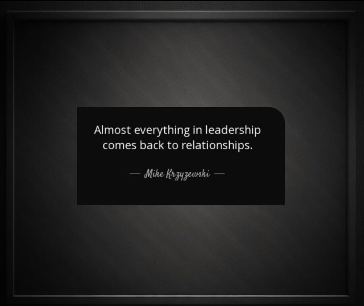 'Almost everything in leadership comes back to relationships'
Mike Krzyzewski

How is your company enabling yours?
#relationships #relationshipmanagement