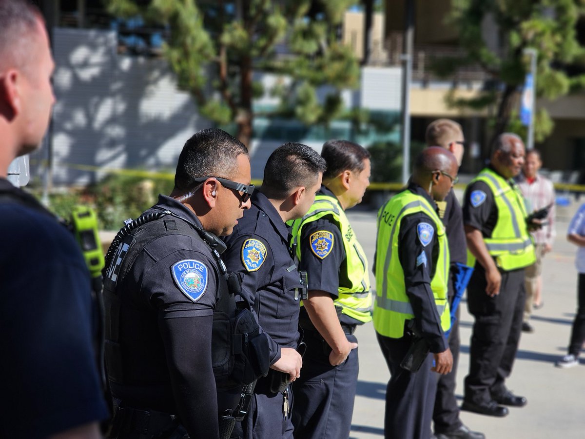 #MultiAgencyActiveShooterTraining: Earlier, I visited a well choreographed Active Shooter drill at San Bernardino Community College District, hosted by Chief, @SBCCDPDChief testing response protocols & communication & I was pleased with both Fire/Police.