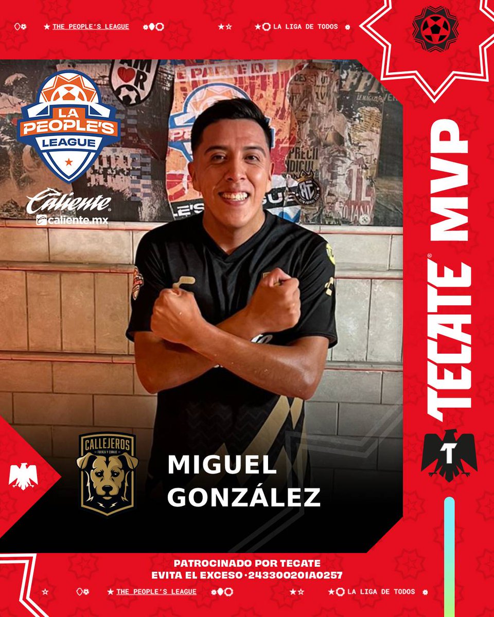 LaPeoplesLeague's tweet photo. ¡LOS MÁS VALIOSOS! 💪

Ellos fueron los MVPs en el último día de las #FinalesLPL donde #GambetaFC se coronó campeón

#LaPeoplesLeague 

@CervezaTecate https://t.co/pawPhxfpH6