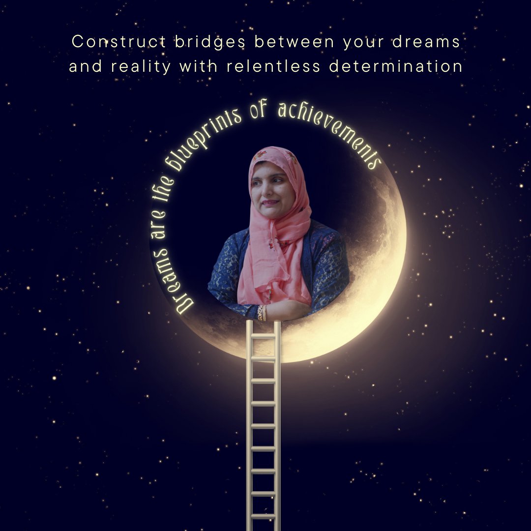 Dreams are the blueprints of achievements. Construct bridges between your dreams and reality with relentless determination.

#BuildYourDreams #elevateconsultinghub #elevateyourself #ShaziaParveen