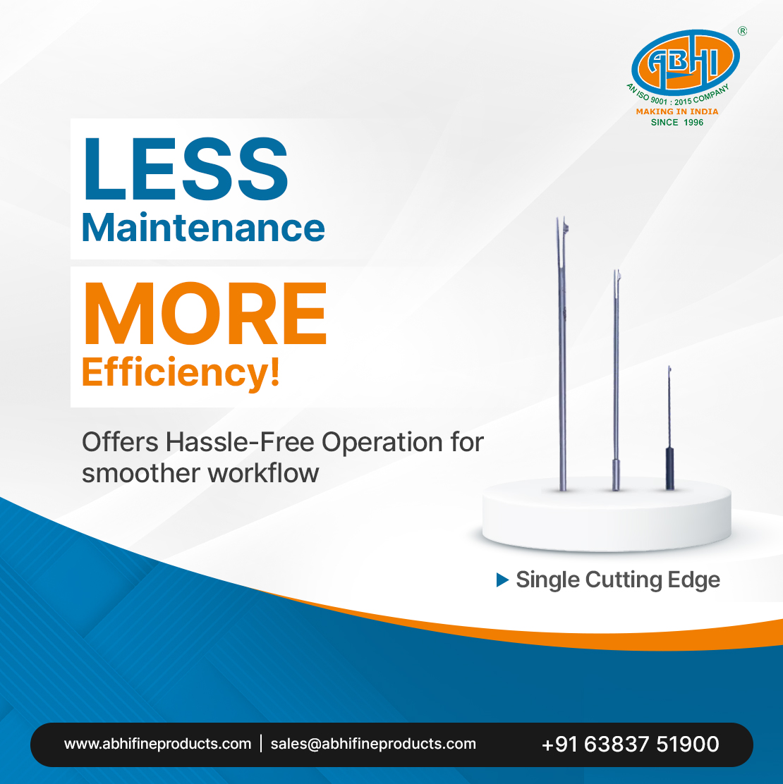 abhi_fine's tweet image. Meet your machining needs with ease! Our Single #CuttingEdgetool, coded AB-501, ensures front and back deburring in one setup. 

abhifineproducts.com

#Honingtools #Honing #Tools #Deburring #Precisiontools #Boringtool #Cuttingtools  #Singlepasshoningtool #Abhifineproducts