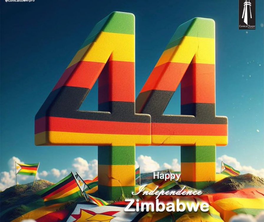 Happy 44th independence Zimbabwe‼️ Picture credit; Conical Towers.