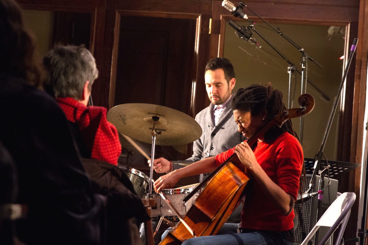 EbenezerDetroit's tweet photo. Tomeka Reid is a cellist who has emerged as one of the most versatile, and curious musicians. Her second album, Old New, released in 2019, includes compositions and standards filtered through what’s been called a “post-bop, free jazz, minimalist lens.” #JazzAppreciationMonth https://t.co/Hau46TTNyI