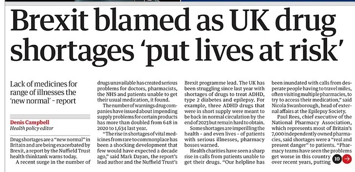 Project fear. Seems like a good name for #Brexit, doesn't it? After all, since Brexit we're all fearful. For our homes, for our health, for our finances & even for our ability to feed our families. Yup, Brexit was definitely Project Fear.