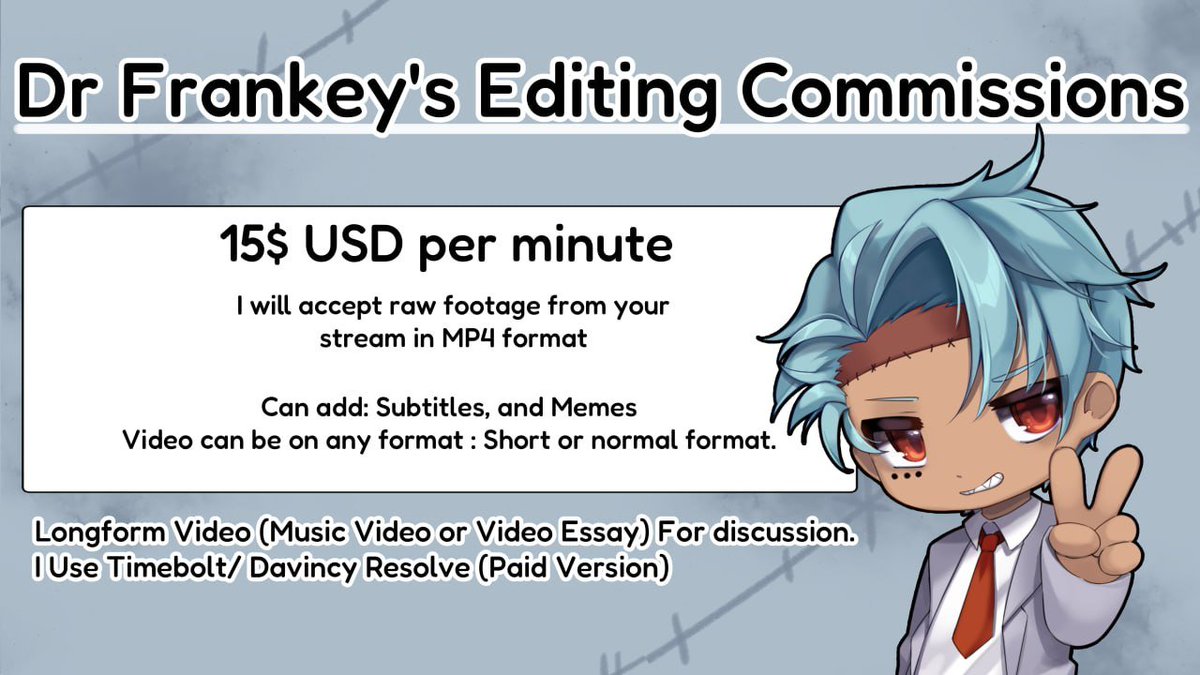 FrankeyDr's tweet photo. It would be much appreciated if you retweet this humble image, I am an editor, and you will hear about me.(Also nemmy is perfect at drawing) https://t.co/C7UTChZUTu