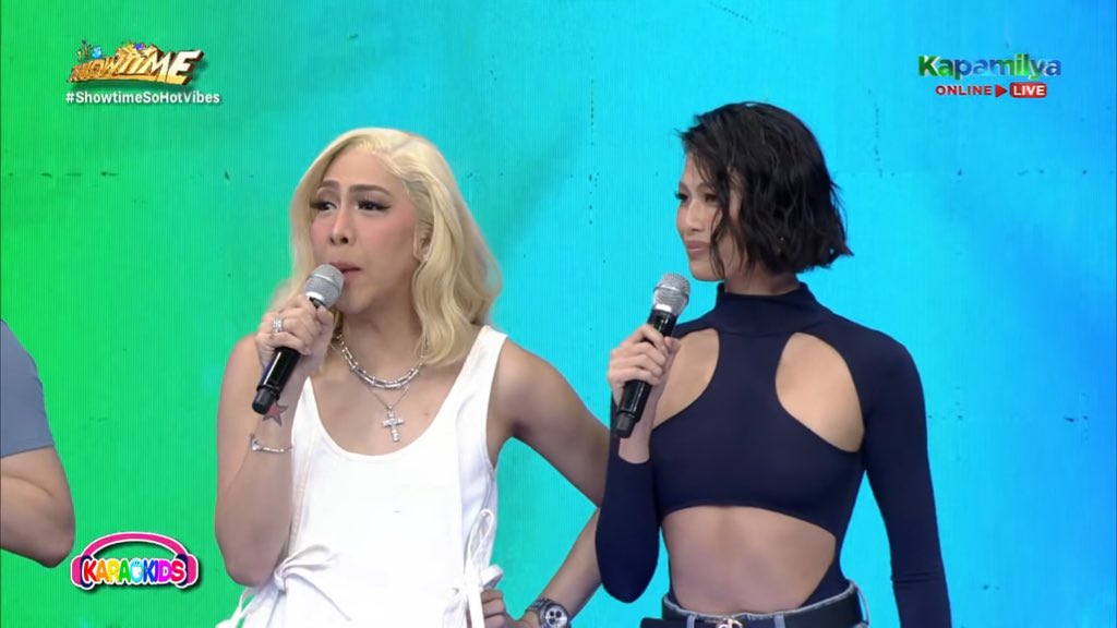 binisapphic's tweet photo. witnessing the @michellemdee x @vicegandako tandem is not on my 2024 bingo card aaaaaa — GO QUEENS! legit the duo we never knew we needed!

#MMDOnShowtime
#michelledee #mmd #mmdverse https://t.co/hhtzTVJWGG