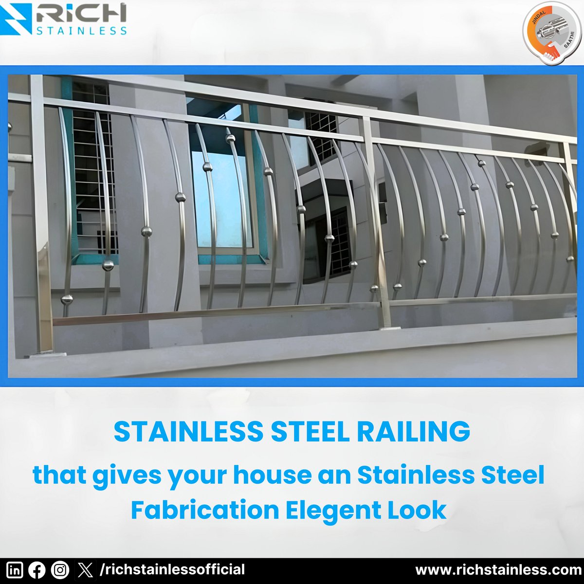 From Source to Solution: Your Trusted Stainless Steel Pipe Partner! #stainlesssteel #stainlesssteelpipe #richstainless #metalfabrication #jindalstainless