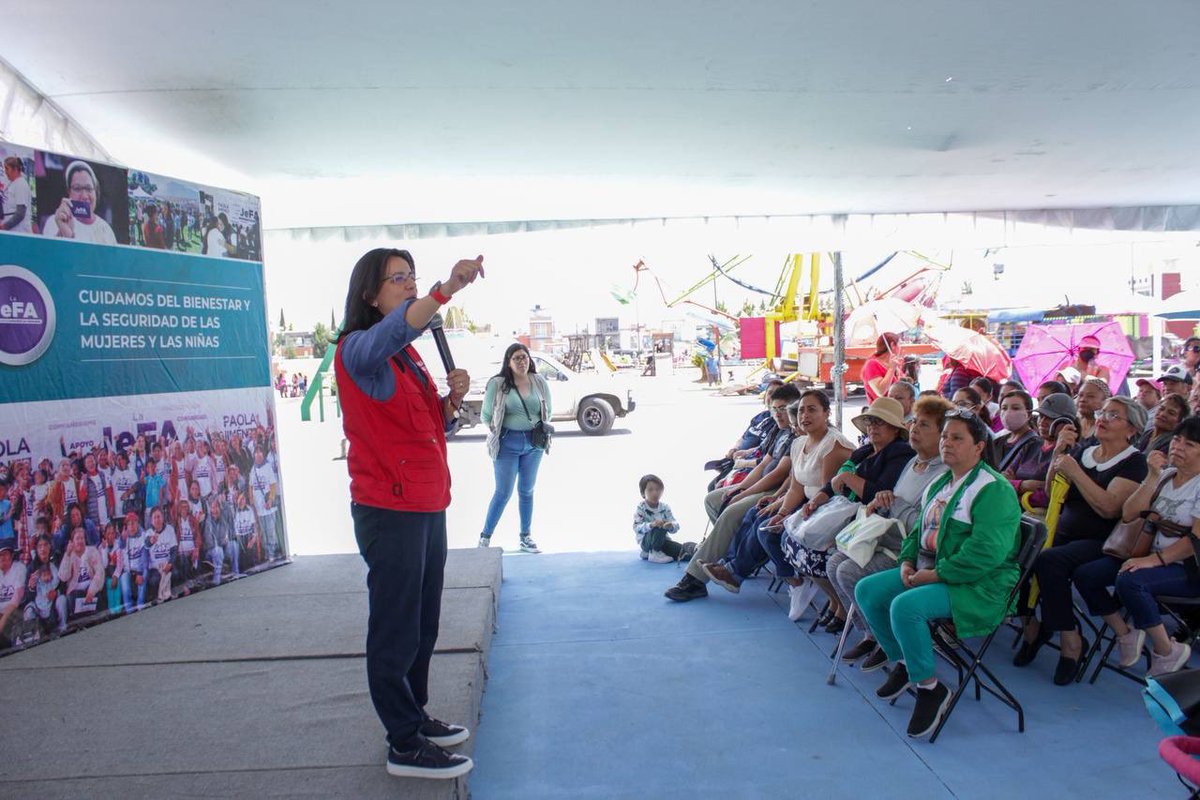 En “La Jefa” todos los días se trabaja y avanza. Nuestra causa nunca para. 

#PaolaJiménez #Diputada #Toluca #Zinacantepec #LaJefa